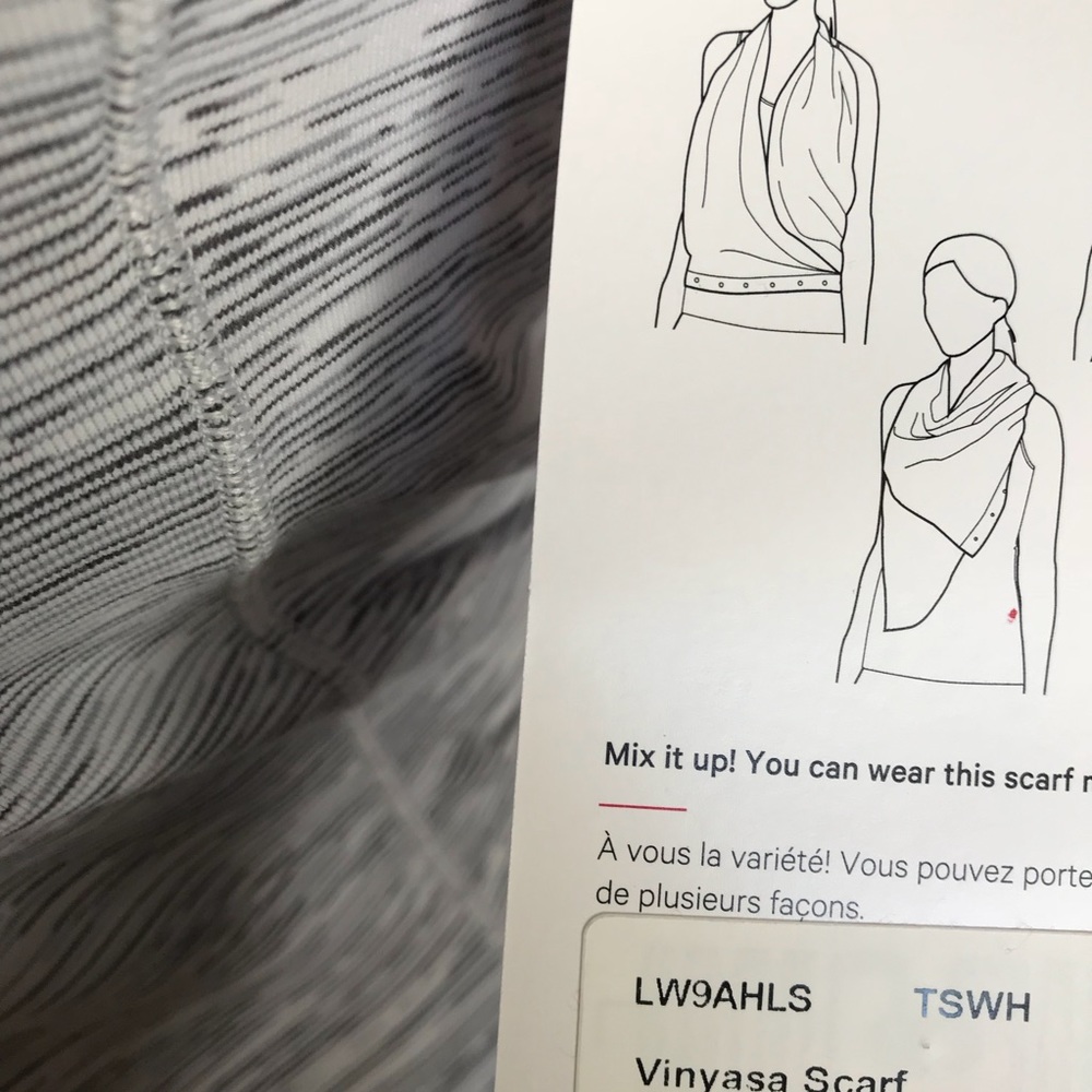 NWT LULULEMON TSWH VINYASA SCARF SCARVE ONE SIZE - Picture 6 of 8